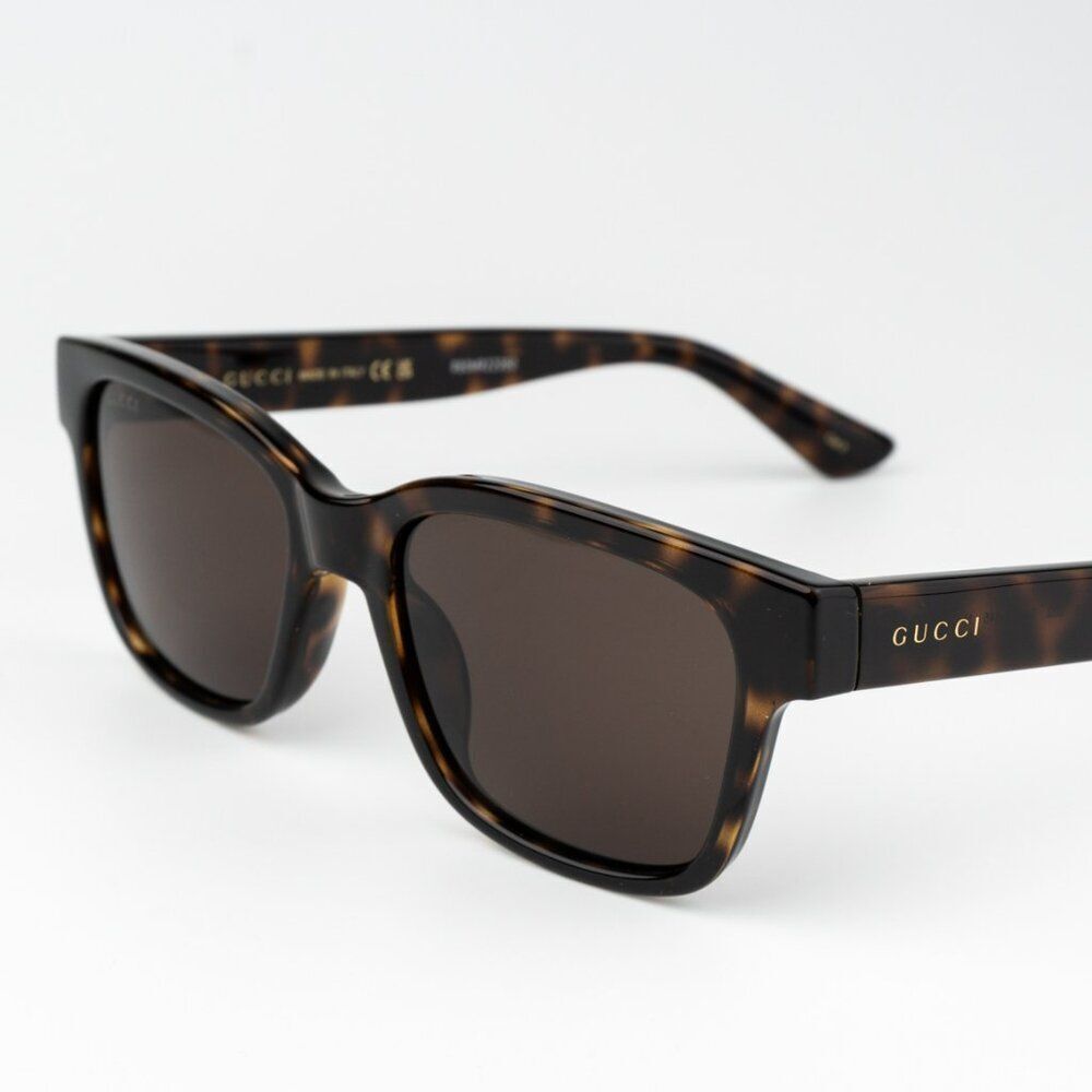 NEW Gucci GG1716S 002 Havana Brown Square Unisex Sunglasses - Picture 7 of 12